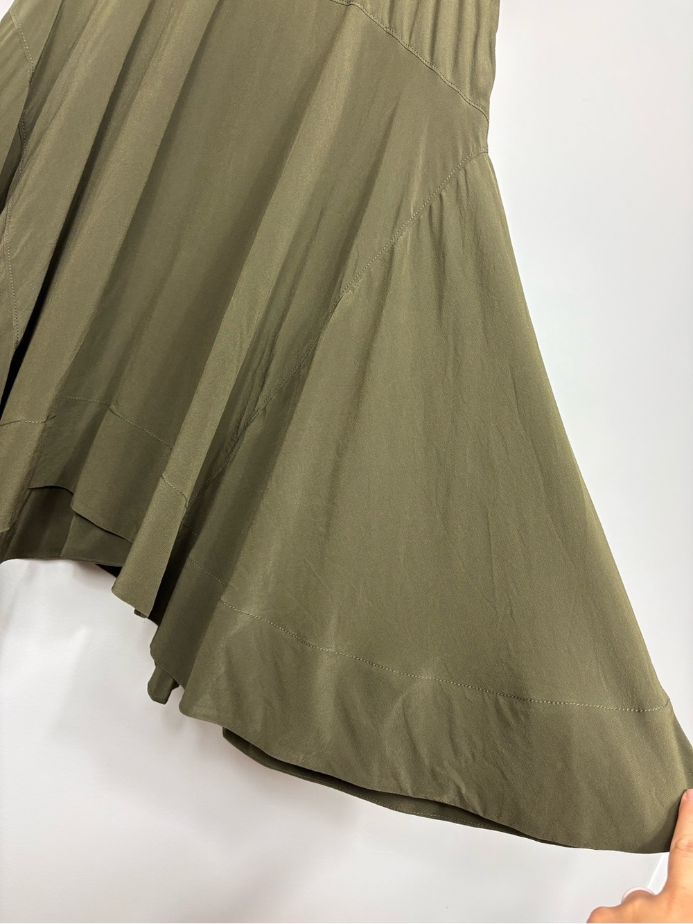 Jason Wu Silk Half-Sleeve Zip-Front
Handkerchief-Hem Dress Sz 6 - Picture 8 of 10